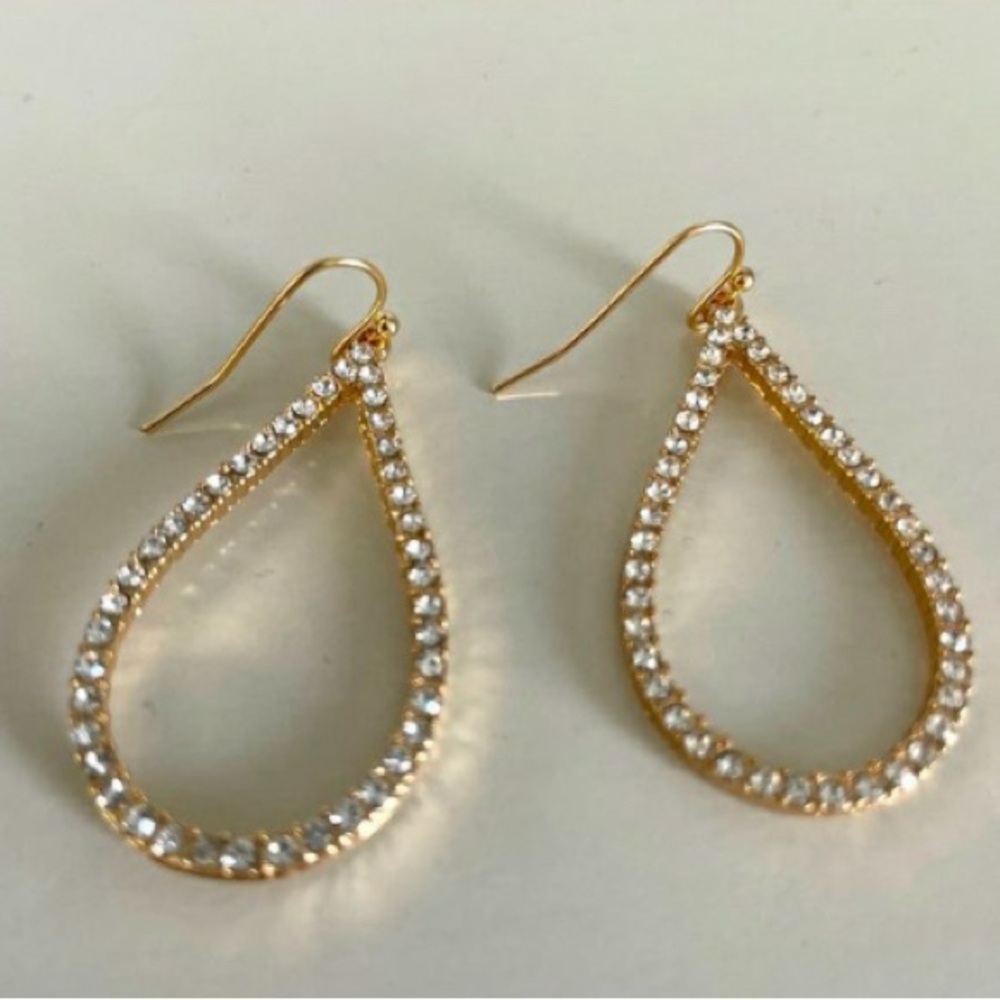 Gold Teardrop Earrings